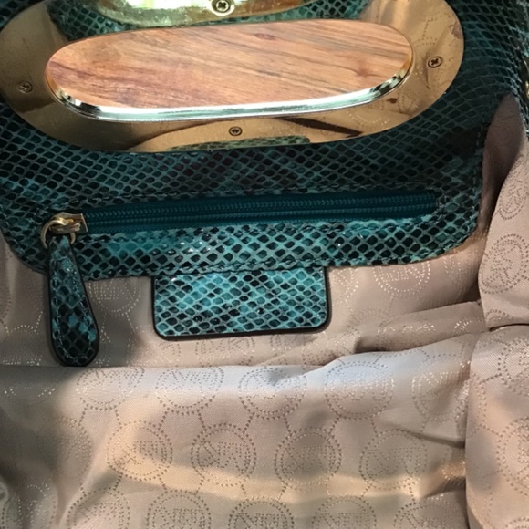 Michael Kors Snakeskin Purse - Picture 5 of 7